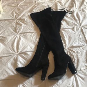 Thigh High Black Boots
